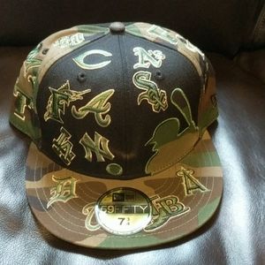7 3/4 59 Fifty New Era Camouflage MLB fitted Hat